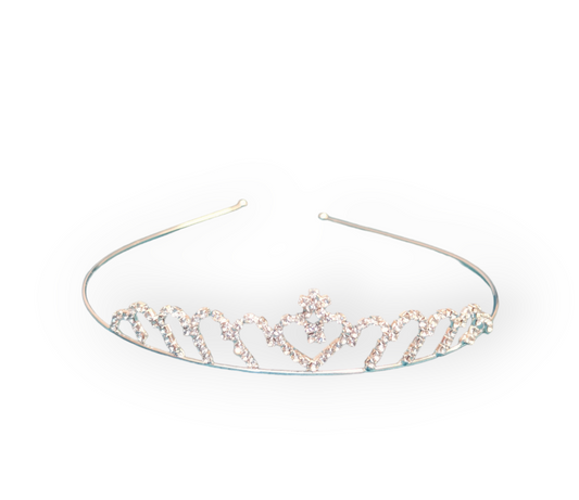 Elegant Bridal Crown with sparkling details close-up