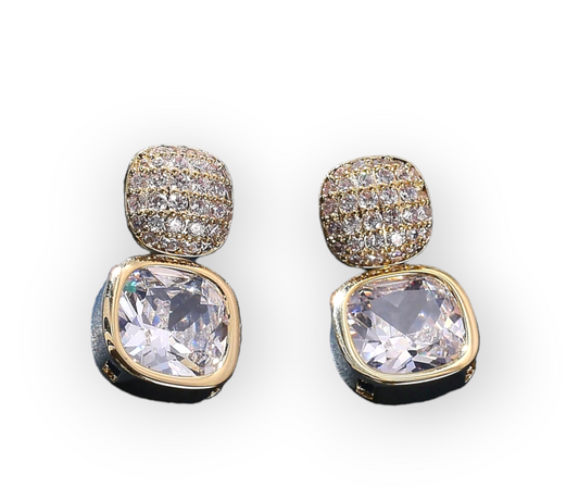 Elegant small gold dangles perfect for layering