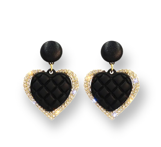 Casual Heart Earrings in a charming heart shape, lightweight and perfect for everyday wear.