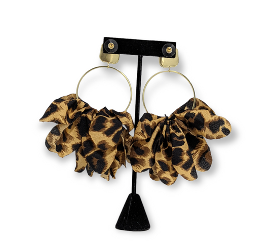 Jungle Fever Earrings with vibrant and exotic design.