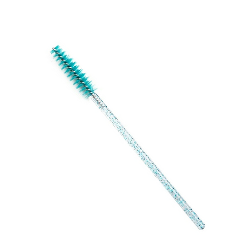 Mini Eyelash Wands with soft bristles for lash and brow grooming.