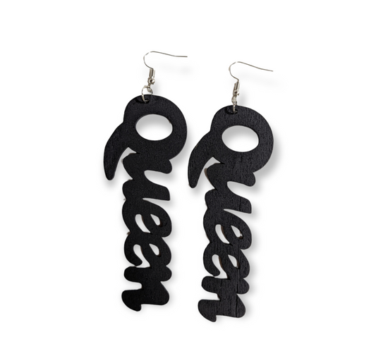 Queen Earrings with bold and elegant design.