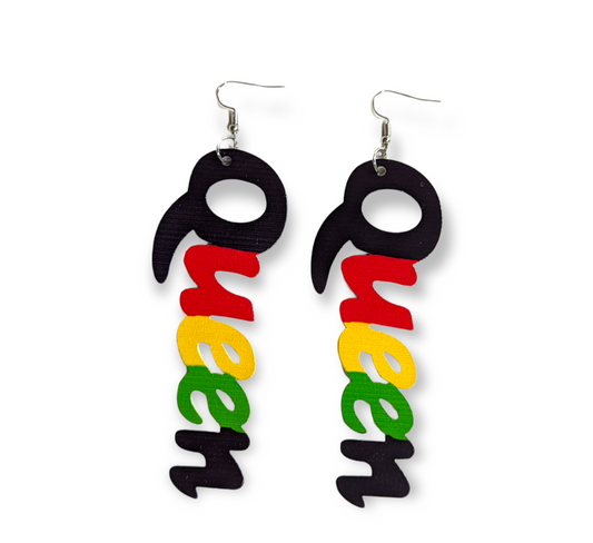 Queen Earrings with bold and elegant design.