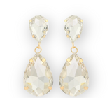 Lightweight dazzling wedding earrings