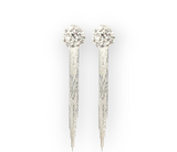Elegant earrings for weddings and galas

