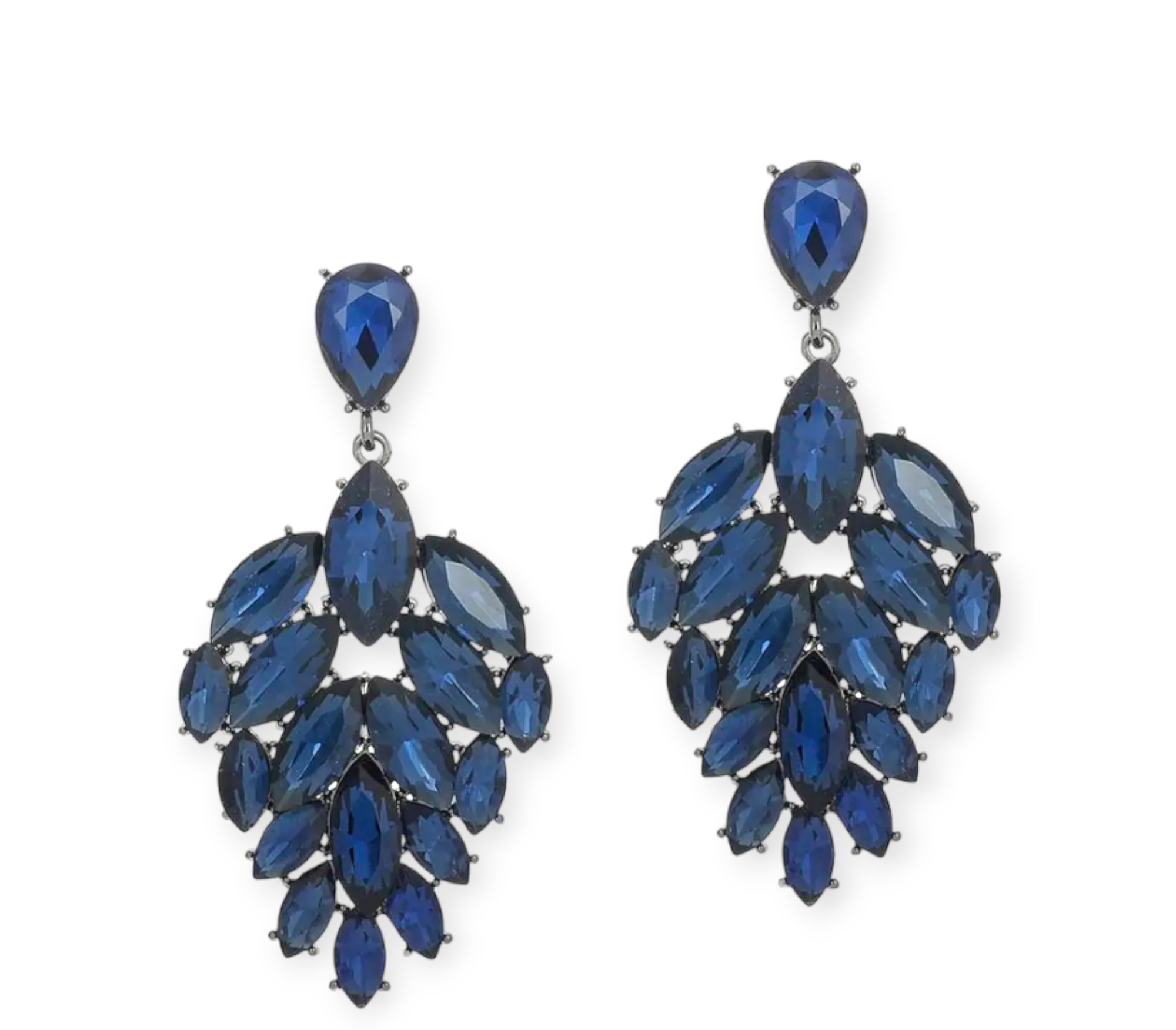 Luxury crystal drop earrings – elegant sparkling statement jewelry for weddings and special occasions
