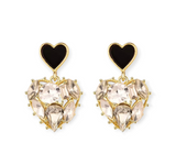 Petite Heart Earrings with a delicate heart-shaped design, perfect for everyday wear and layering with other jewelry.