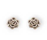 Roses & Bling Stud Earrings