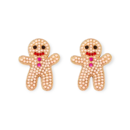 Decorative Gingerbread Earrings