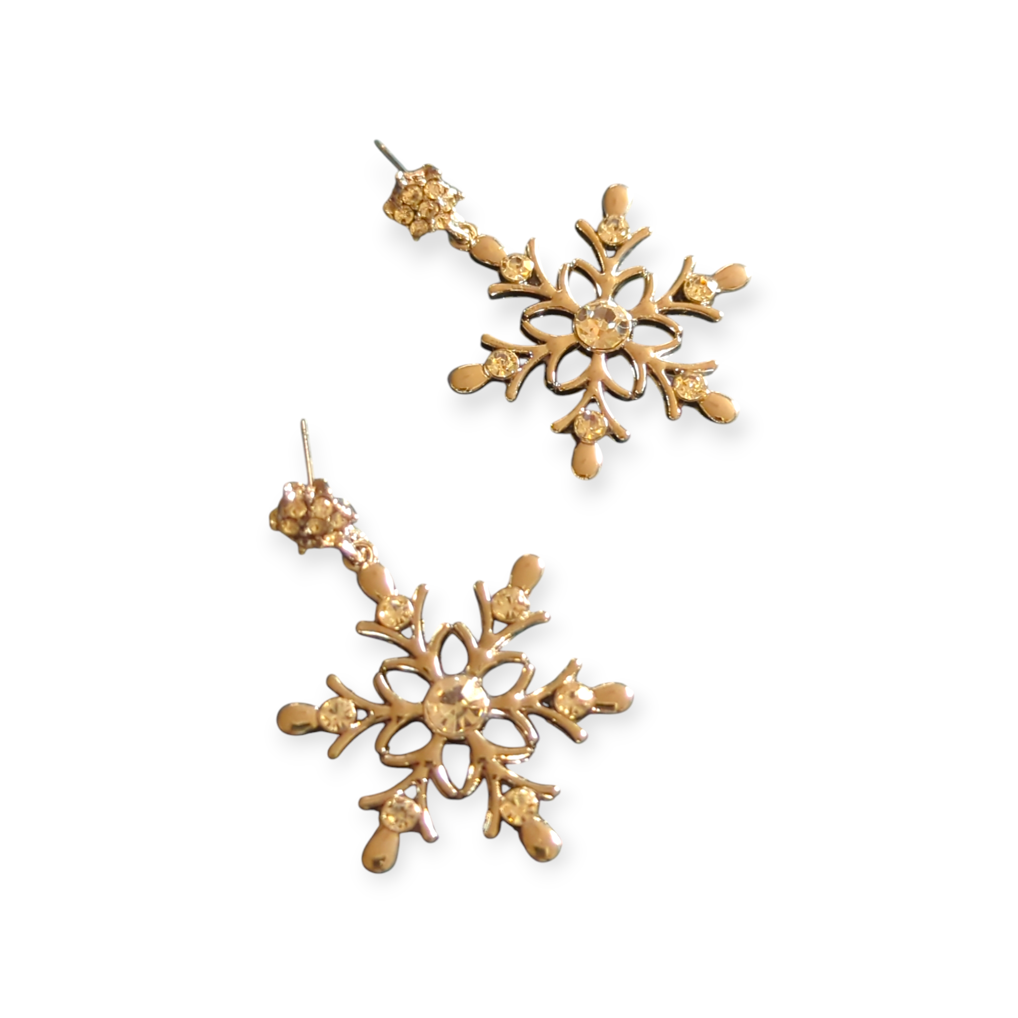 Snowflake Dangle Earrings