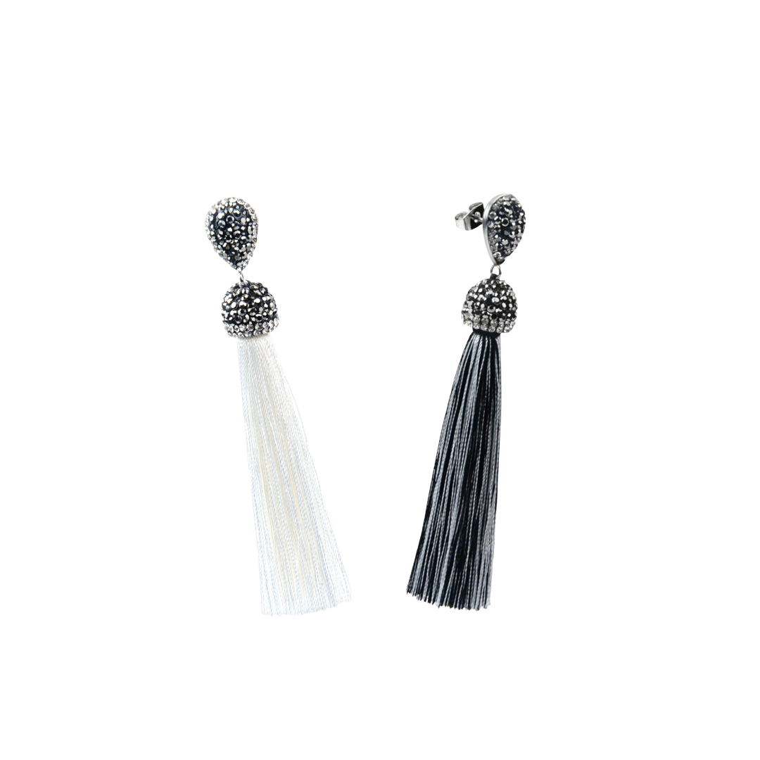 Queens Bohemian Tassel Earrings – colorful lightweight boho statement earrings with tassels
