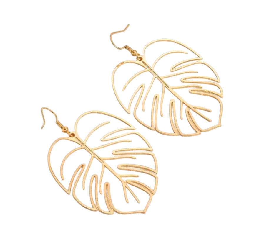 Golden Leaf Earrings