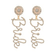 Elegant pearl wedding earrings for brides
