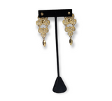 Gold Vintage Earrings with a retro-inspired design, perfect for elegant and timeless style.

