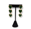 I Heart Earrings featuring a stylish heart-shaped design, perfect for casual or dressy outfits.
