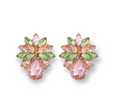 Queens Flowery Stud Earrings
