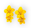 Marsh Marigold Flower Earrings