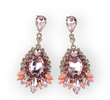 Queen Of Royalty Earrings with regal design and sparkling accents, perfect for elegant and sophisticated occasions.