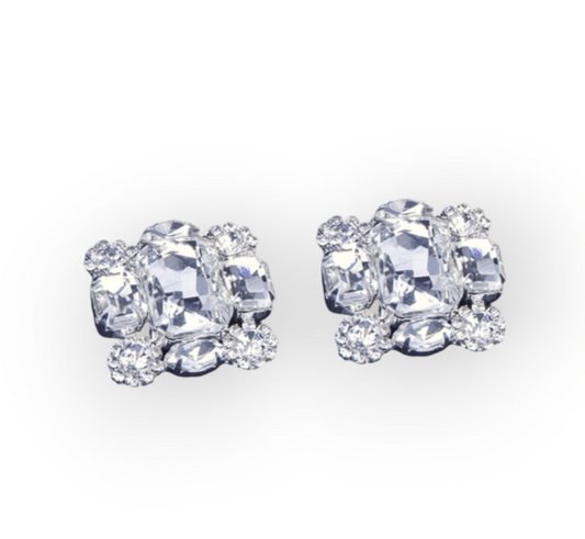 Queen of Attention Clip-On Earrings with bold and glamorous design, perfect for parties and special occasions