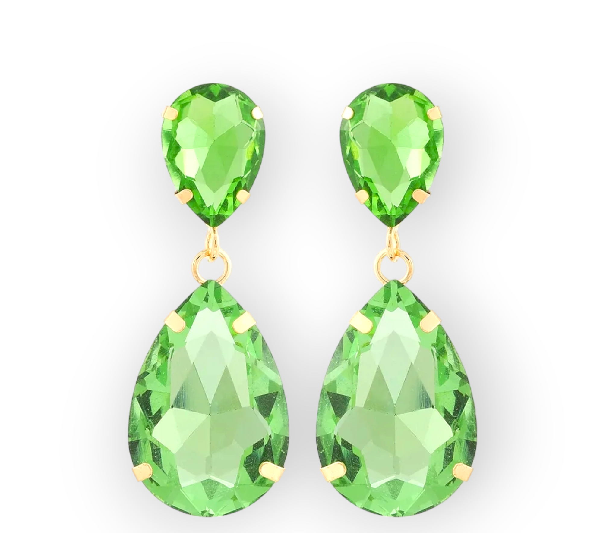Queen of Sparkle Earrings with dazzling stones, perfect for elegant and glamorous occasions