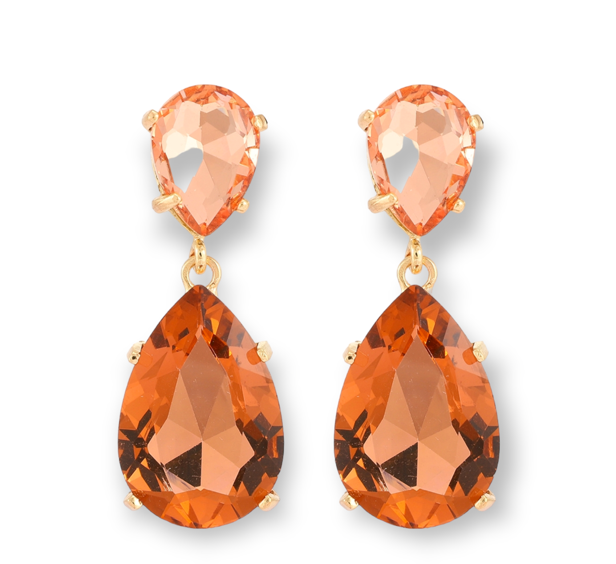 Queen of Sparkle Earrings with dazzling stones, perfect for elegant and glamorous occasions