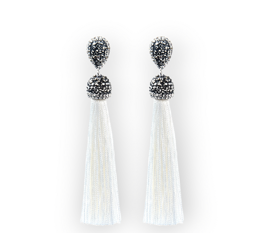Queens Bohemian Tassel Earrings – colorful lightweight boho statement earrings with tassels
